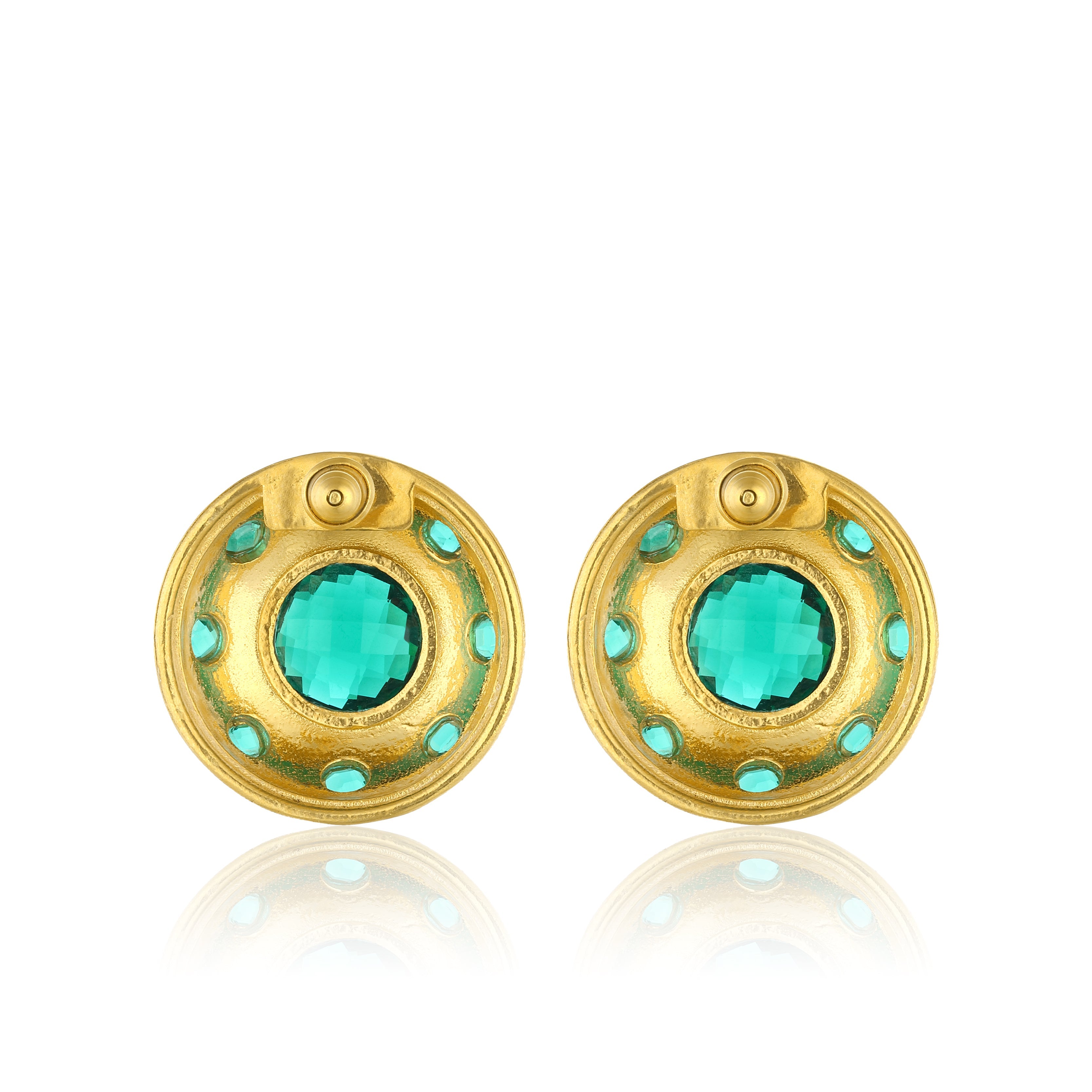swarovski stone colorful crystal vintage earrings