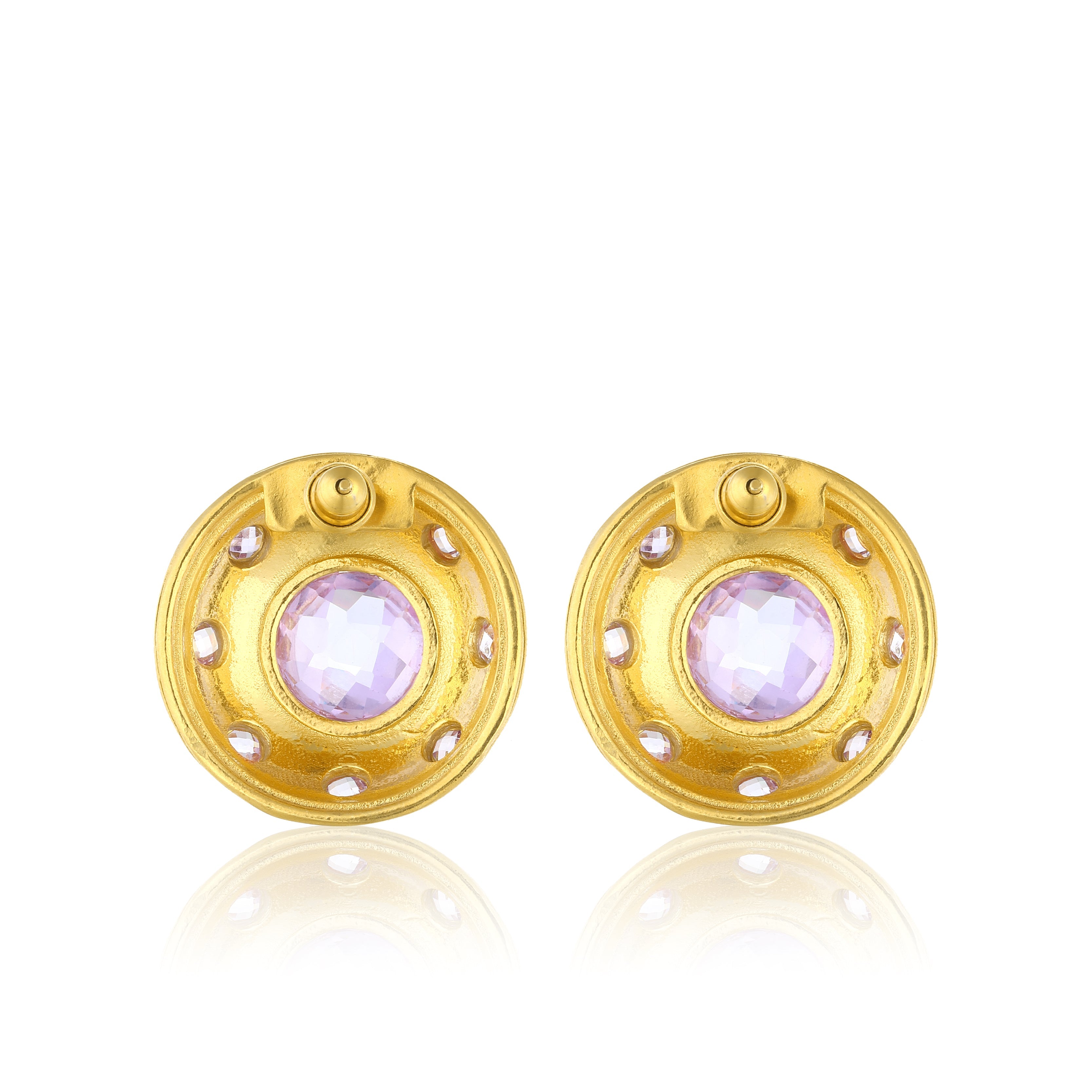 swarovski stone colorful crystal vintage earrings
