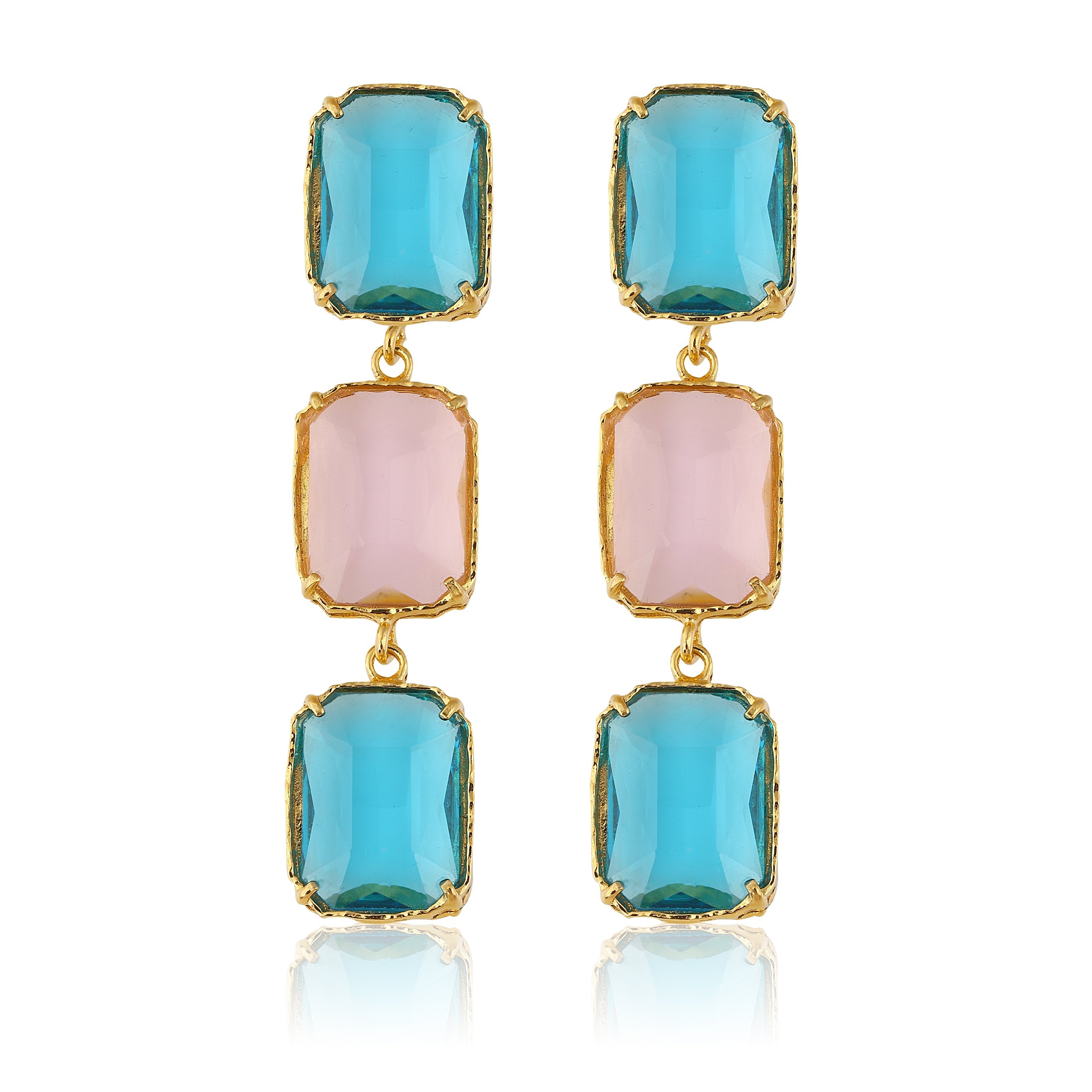 swarovski crystal drop earrings