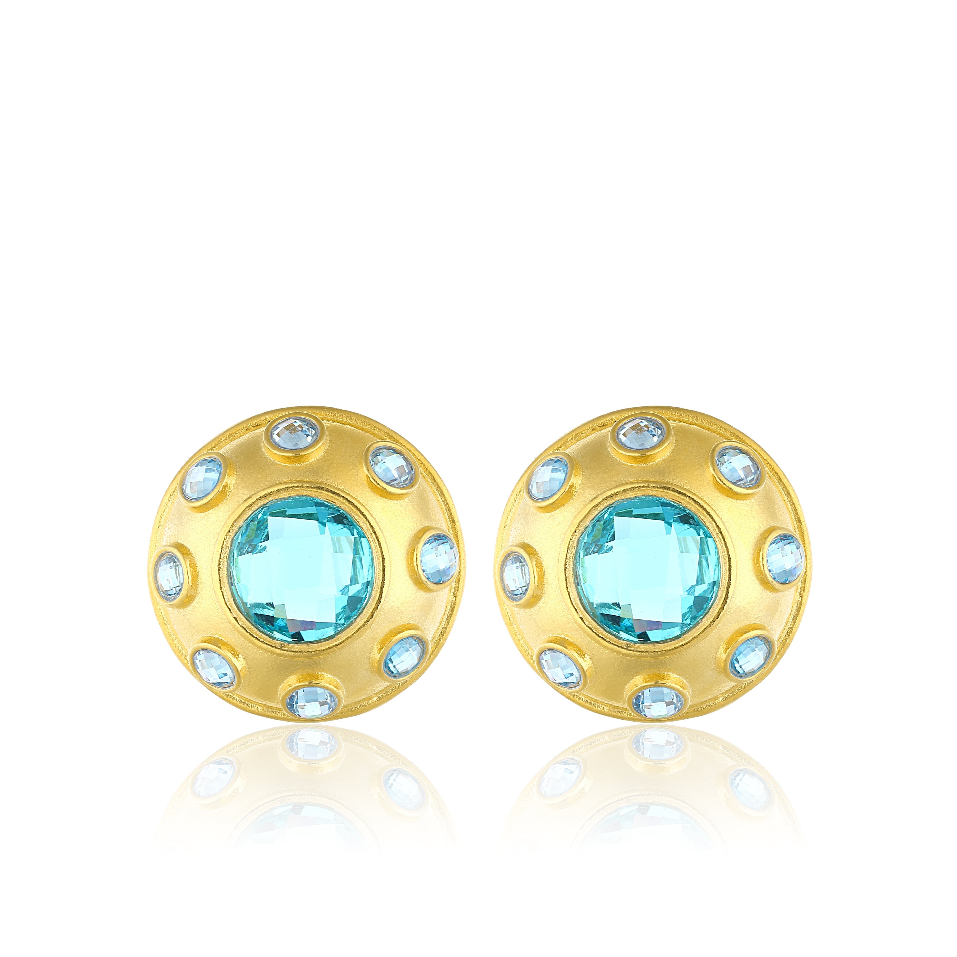 swarovski stone colorful crystal vintage earrings