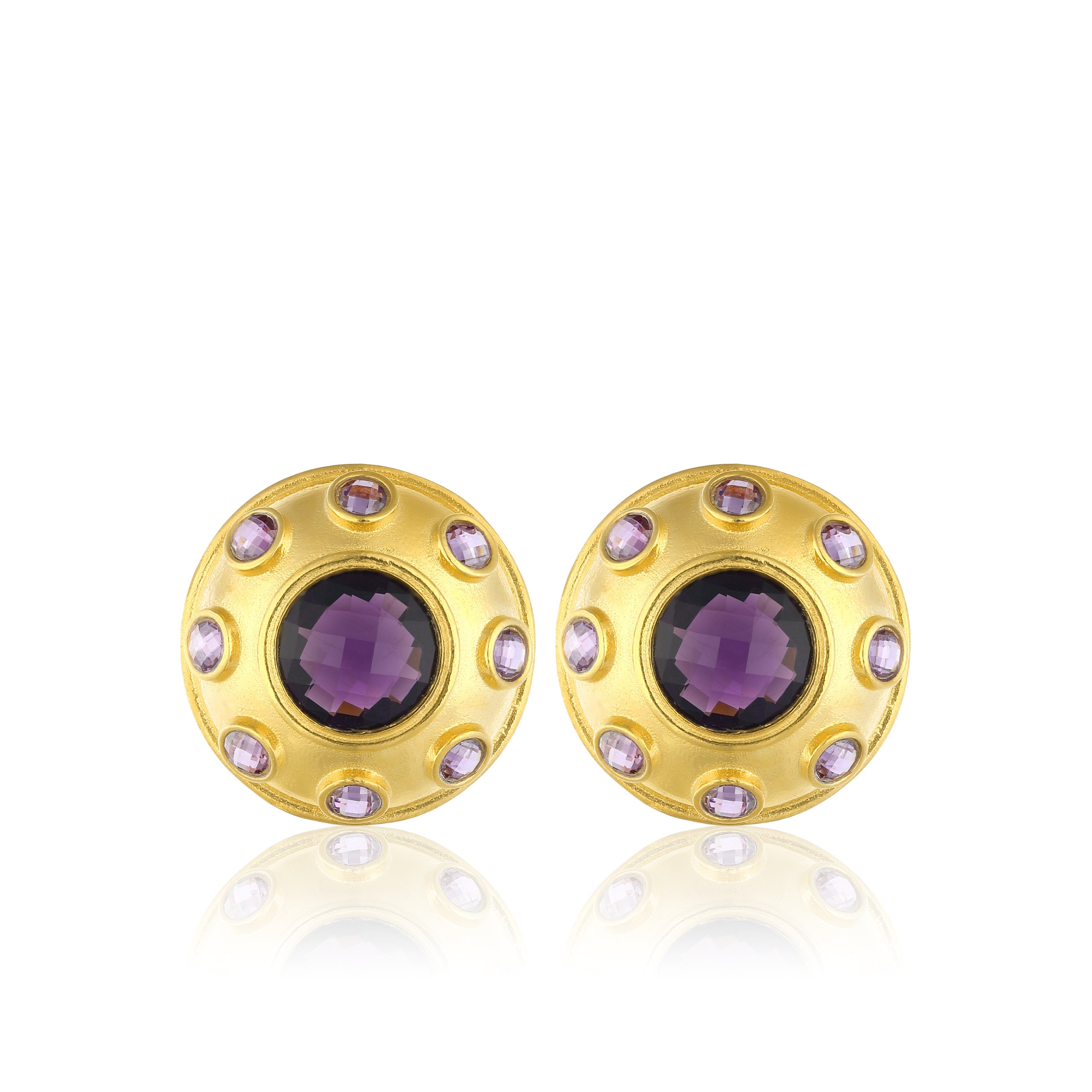 swarovski stone colorful crystal vintage earrings