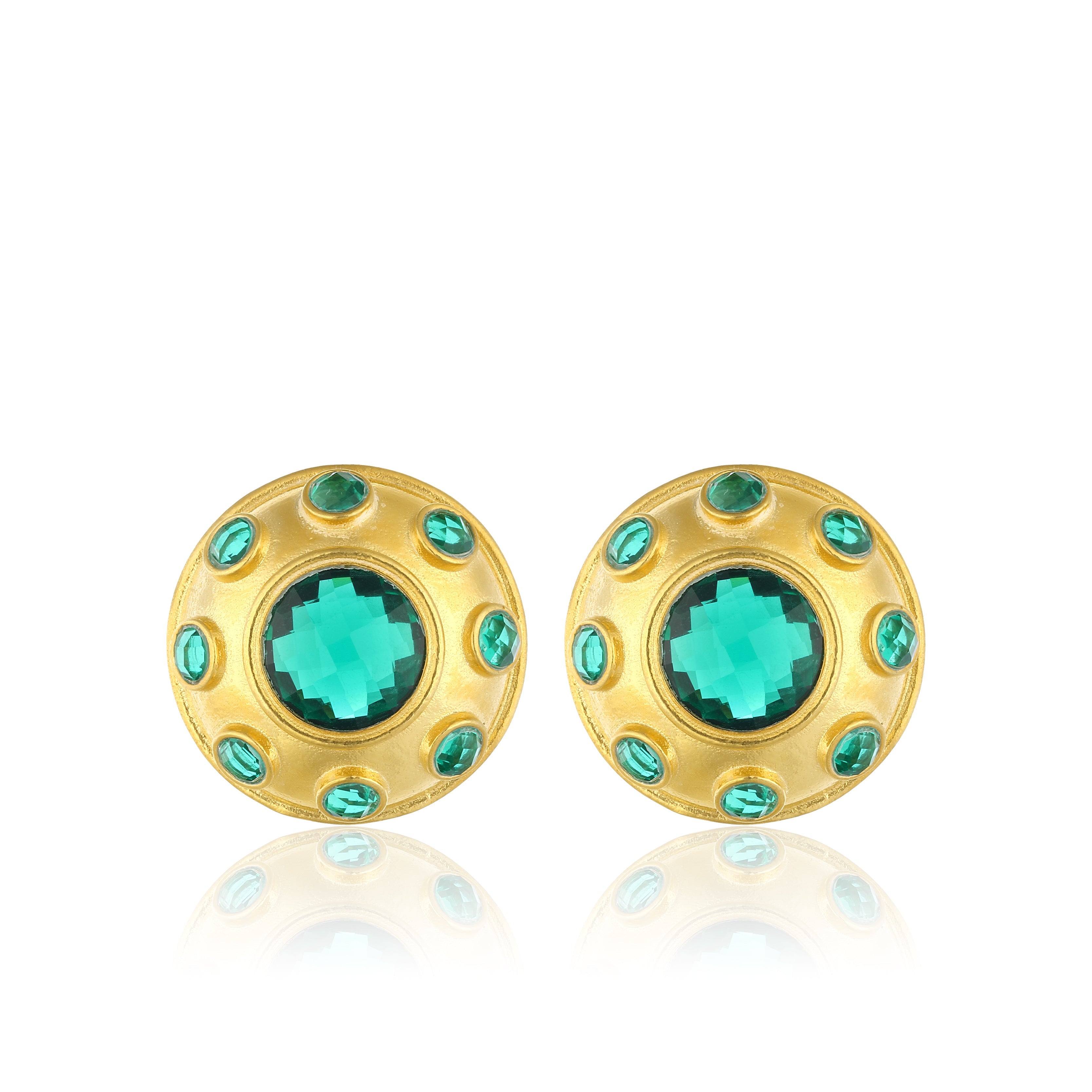 swarovski stone colorful crystal vintage earrings