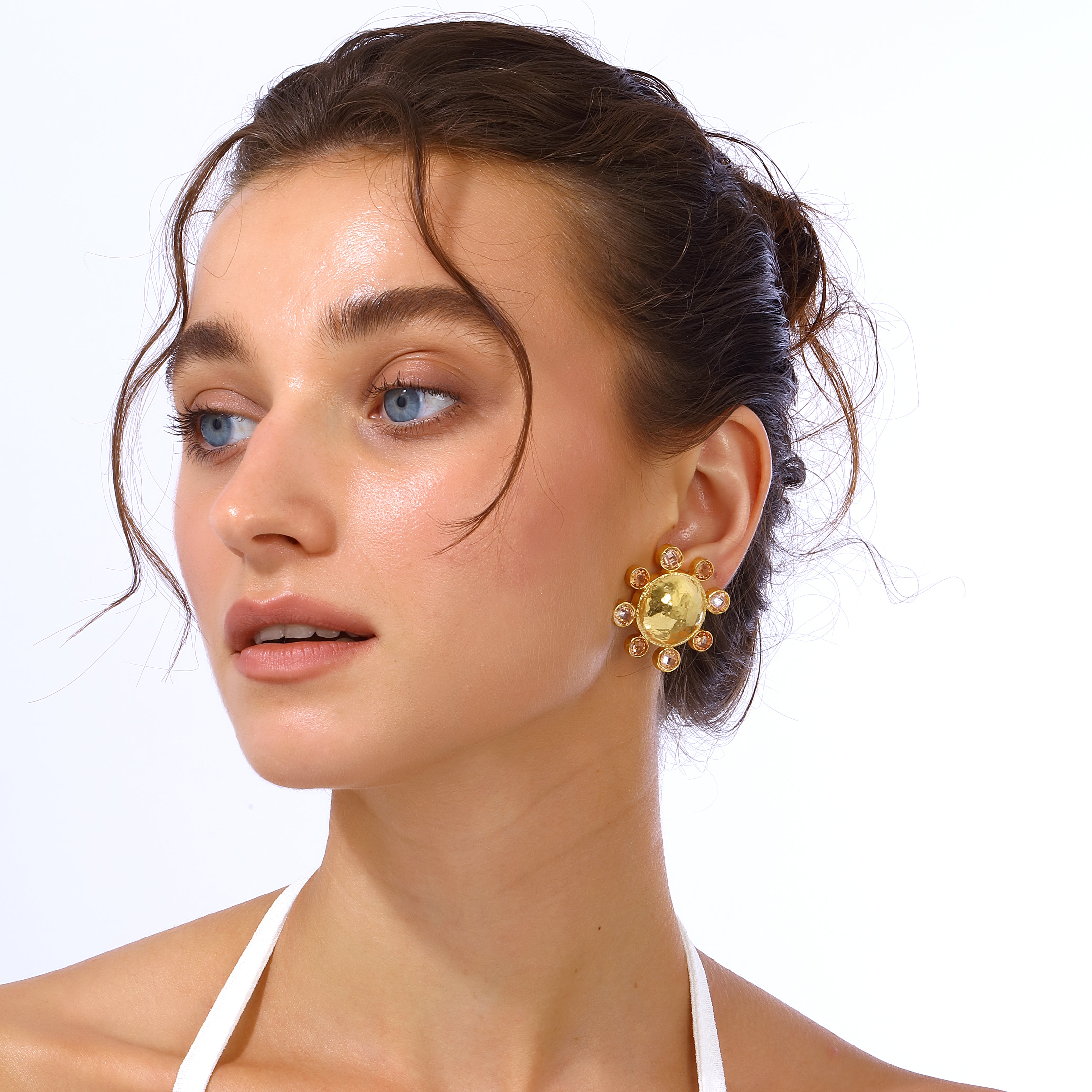 Neptune Earrings - Champagne