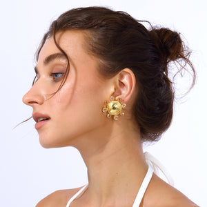 Neptune Earrings - Champagne