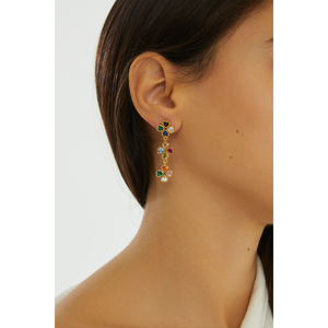 Clover Trio Drop Earrings