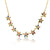 crystal stone necklace colorful