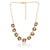 crystal stone necklace colorful 