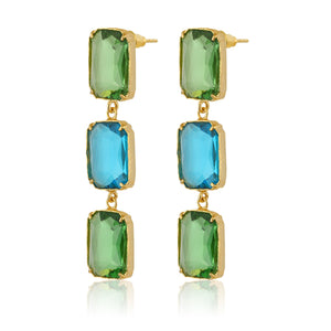 crystal swarovksi drop earrings