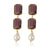 Sloane Earrings - Amethyst