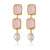 swarovski crystal pearl drop earrings