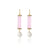 Astraea Earrings - Rose Pink